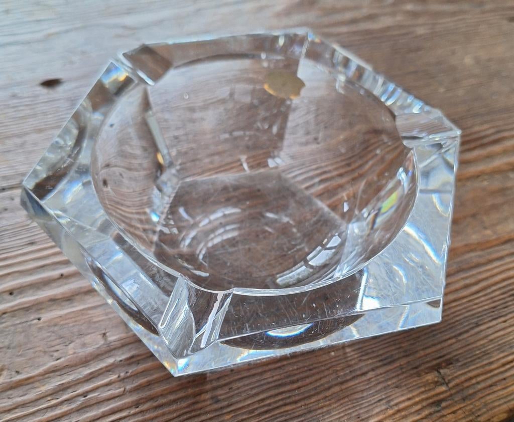 Val saint Lambert asbak, Antiek en Kunst, Ophalen of Verzenden