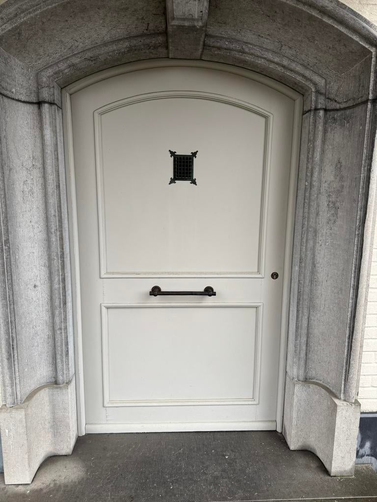 Massief eiken voordeur, Ophalen, Zo goed als nieuw