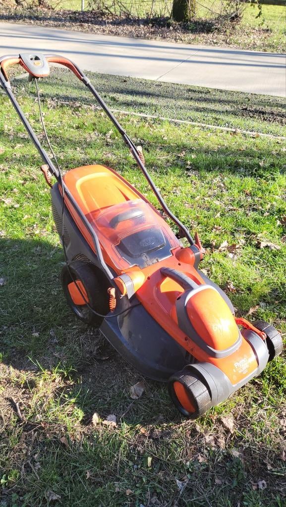 Electrische grasmaaier Flymo multimo 420, Tuin en Terras, Grasmaaiers, Opvangbak, Ophalen