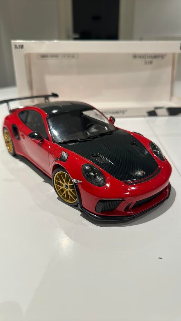 PORSCHE 911 GT3 RS (91,2) 1/18 Minichamps, Ophalen of Verzenden, Nieuw, Auto, MiniChamps