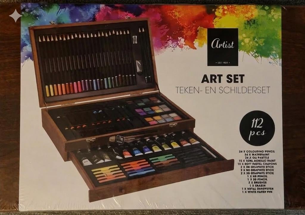 Set d'art d'artiste .neuf, toujours non ouvert dans la boîte, Hobby & Loisirs créatifs, Peinture, Enlèvement, Peinture acrylique