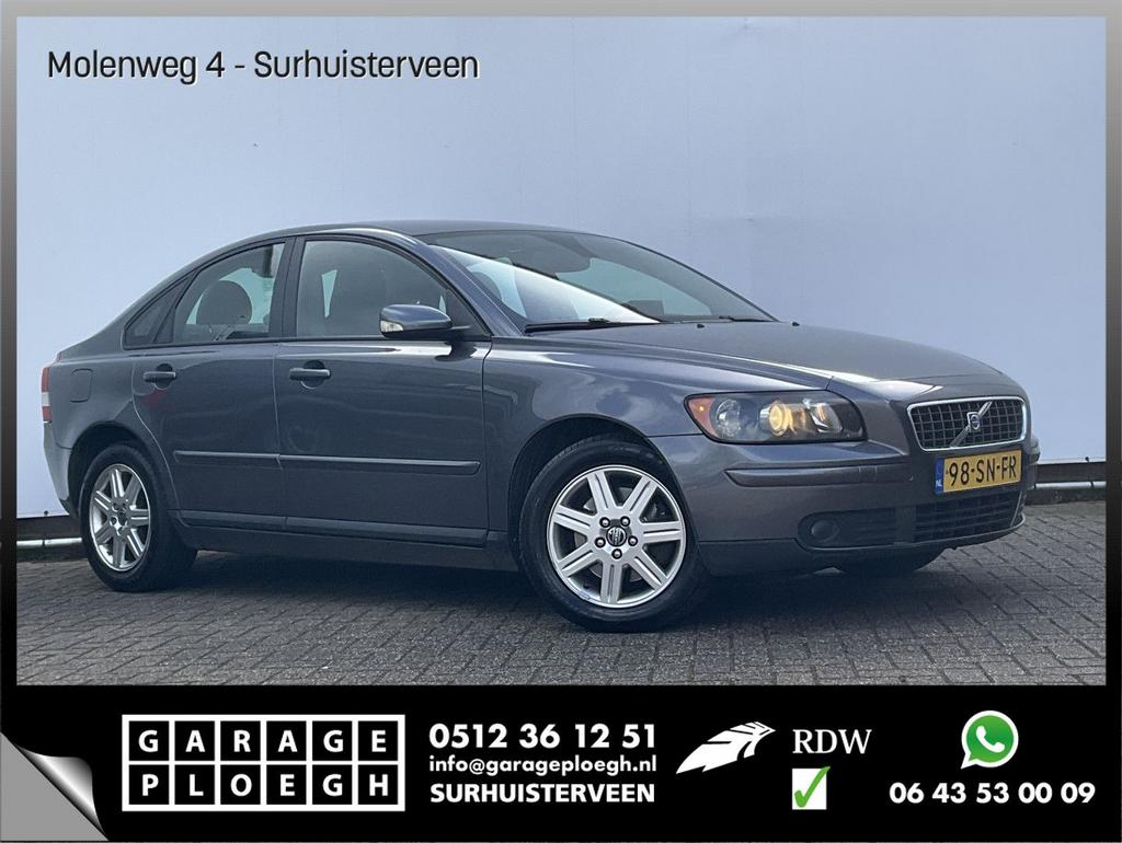 Volvo S40 2.4 5-Cil Automaat Cruise Leer Clima NL-Auto Voll., Auto's, Automaat, Parkeersensor, 217 g/km, Berline