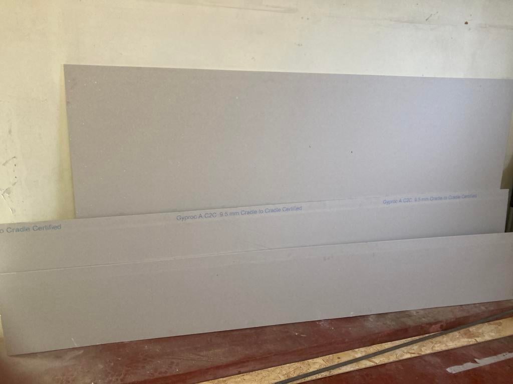 Gyproc 9,5 mm 2 x ABA, Doe-het-zelf en Bouw, Platen en Panelen, Ophalen