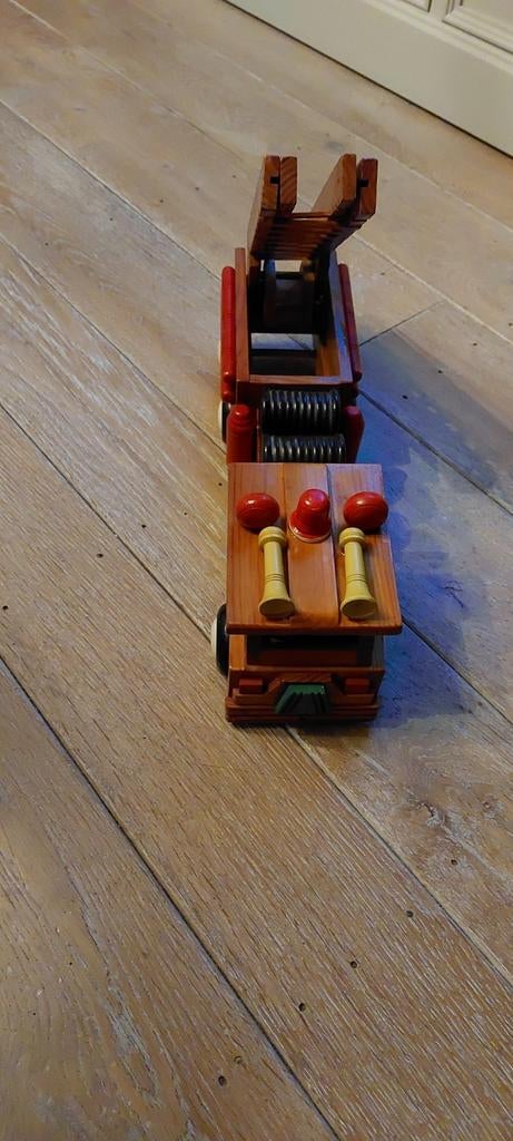 Houten brandweerwagen, Ophalen of Verzenden