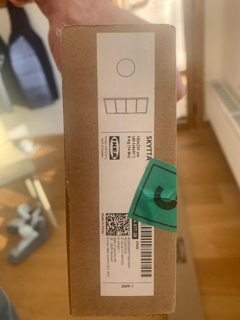 2 x IKEA schuifdeur frames SKYTTA 102x231 wit, Huis en Inrichting, Kasten | Overige, Ophalen, Nieuw