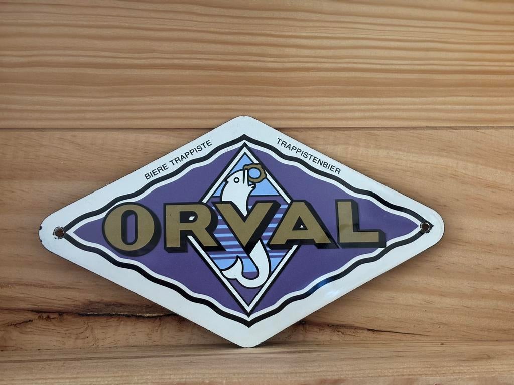 Emaille plaat van Orval, Antiek en Kunst, Ophalen of Verzenden