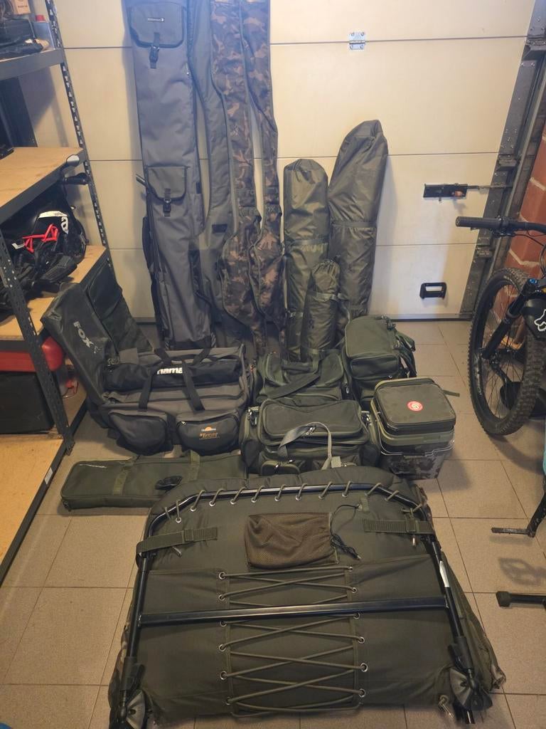 Karperset te koop, Watersport en Boten, Hengelsport | Karpervissen, Ophalen, Complete set