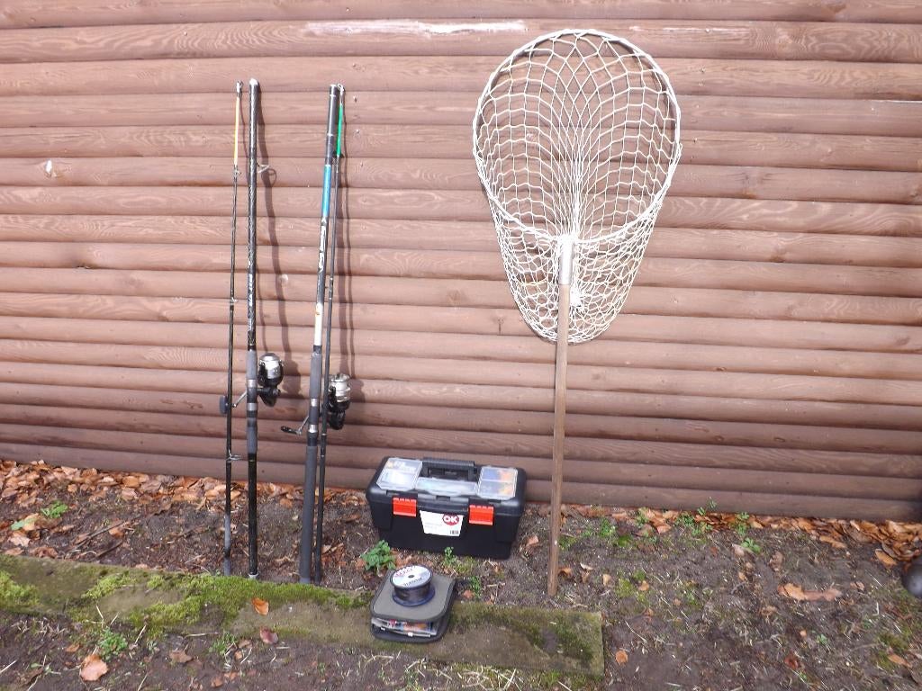 set visgerief voor op de boot, Watersport en Boten, Ophalen, Gebruikt, Complete set