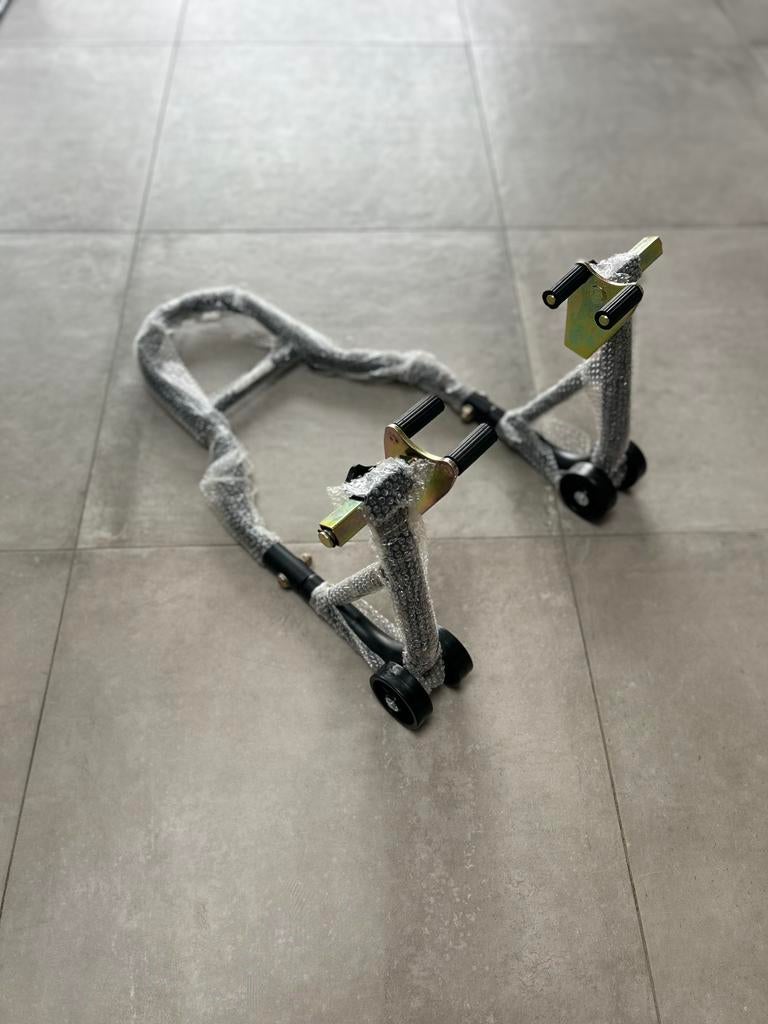 Bequille avant moto stand, Enlèvement