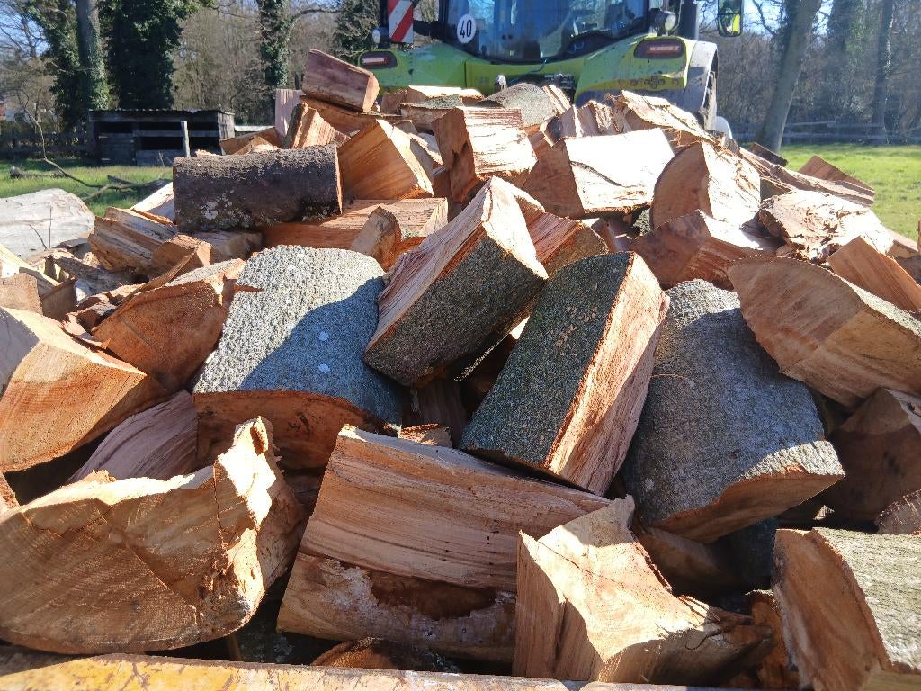 Brandhout, Tuin en Terras, 6 m³ of meer, Verzenden, Beukenhout, Blokken