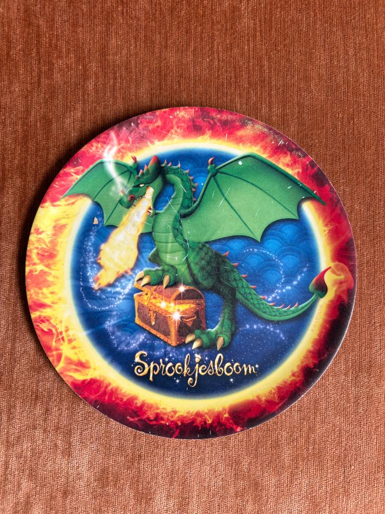 Efteling bord ‘Sprookjesboom’ diameter 20 cm, Ophalen, Overige materialen, Gebruikt, Bord(en)
