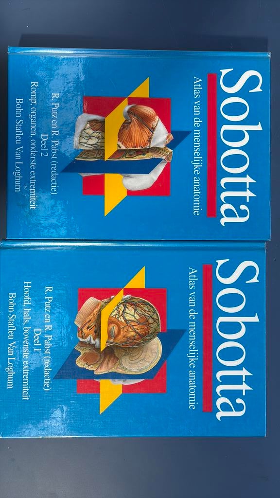 Uitstelkende staat Sobotta deel I en II, Boeken, Wetenschap, Ophalen, Sobotta