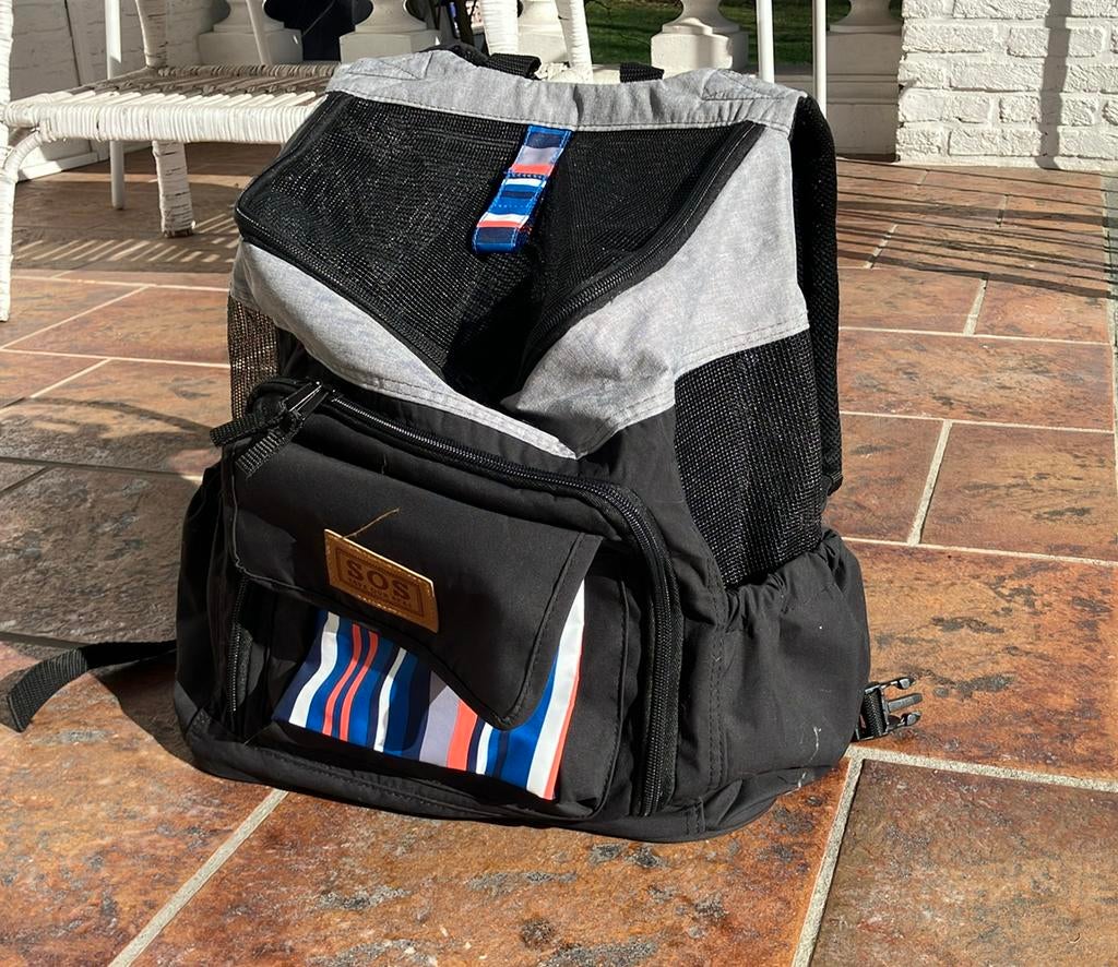 Draagtas / rugzak hond of kat met heupband, Dieren en Toebehoren, Ophalen, Zo goed als nieuw