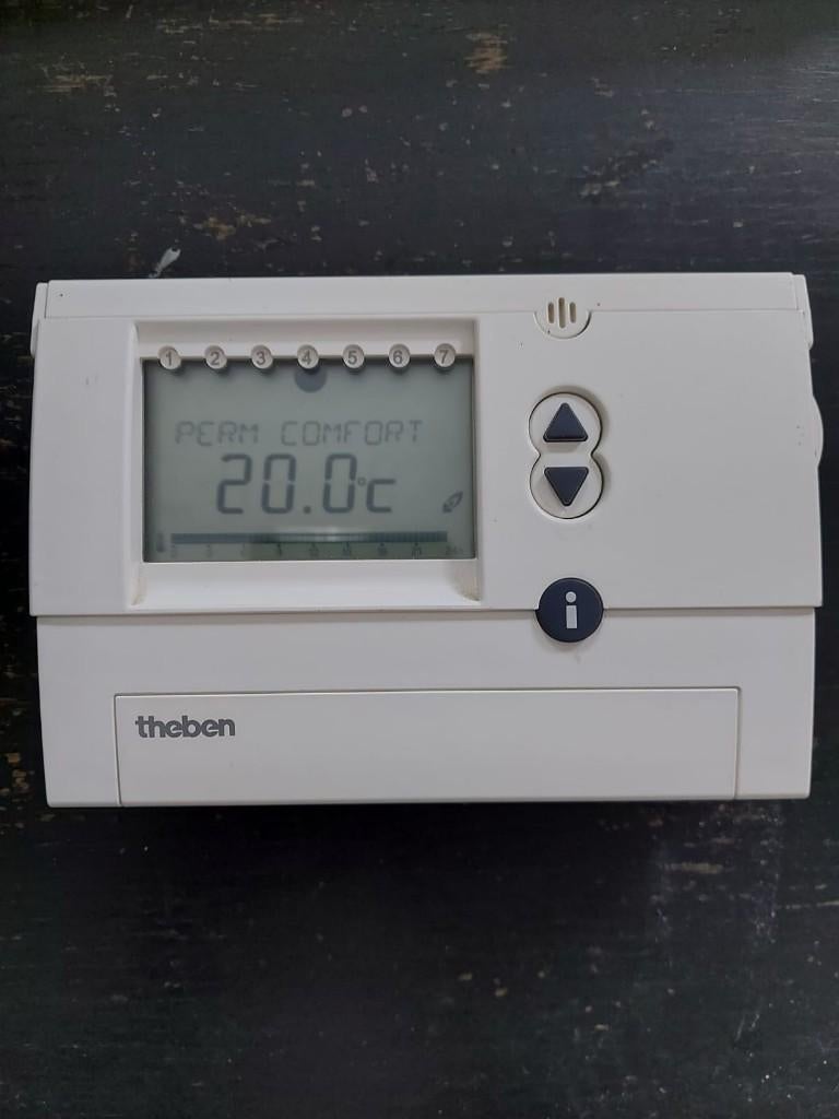 Klokthermostaat Theben RAM 831 top, nieuwstaat, Bricolage & Construction, Enlèvement ou Envoi, Comme neuf