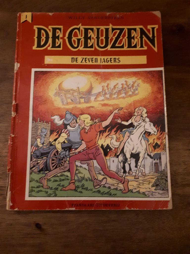 De Geuzen - De zeven jagers nr 1, Boeken, Stripverhalen, Eén stripboek, Ophalen of Verzenden, Gelezen, Willy Vandersteen