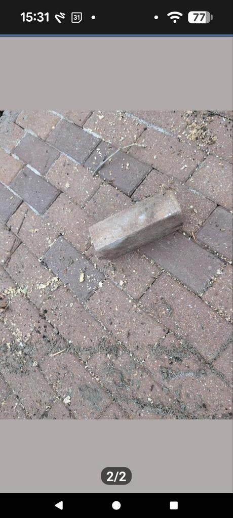 Procurez-vous des pavés en béton gratuitement, Enlèvement, Béton, Briques