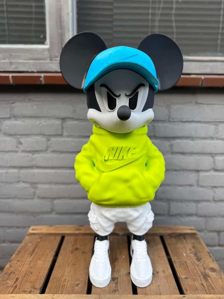 Mickey Mouse beeld hippe style Nike, Ophalen, Zo goed als nieuw, Fantasy