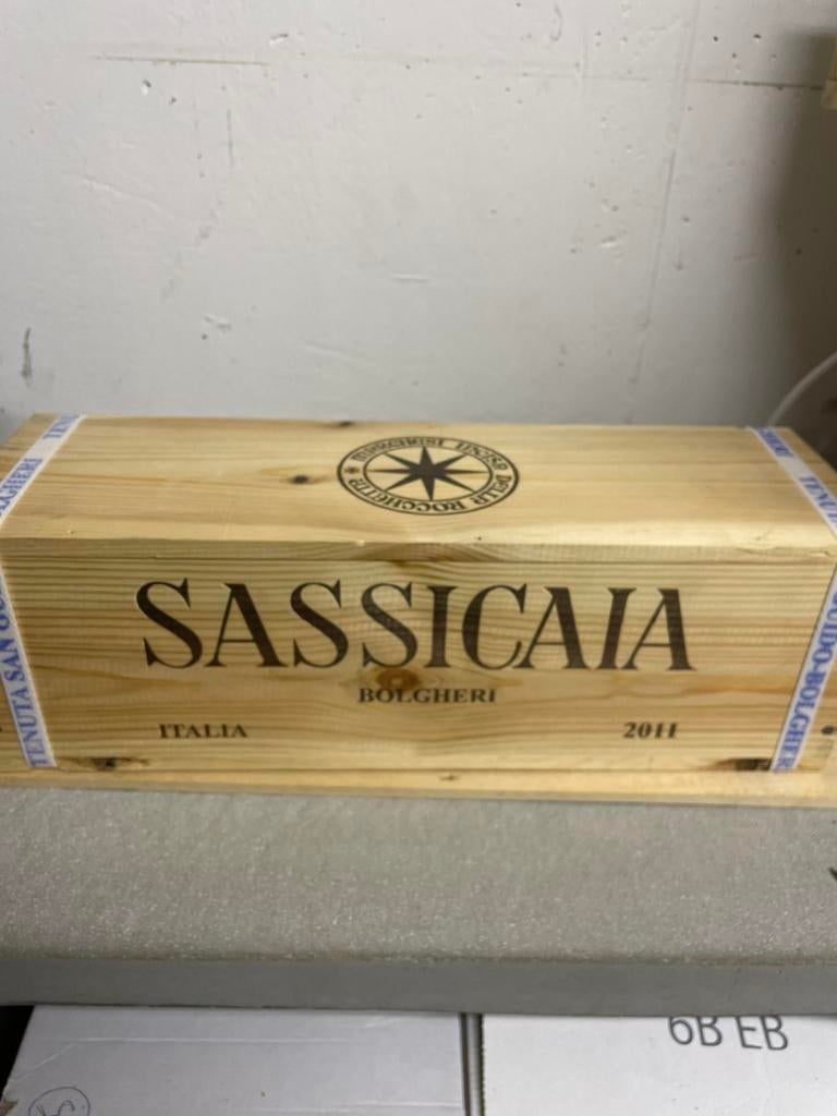Sassicaia 2011 OWC magnum, Neuf, Pleine, Enlèvement, Vin rouge