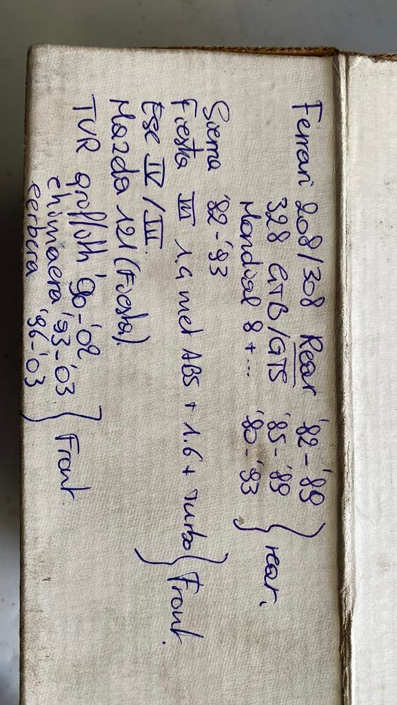 Brake pads Ford Ferrari TVR, Ophalen of Verzenden, Ford