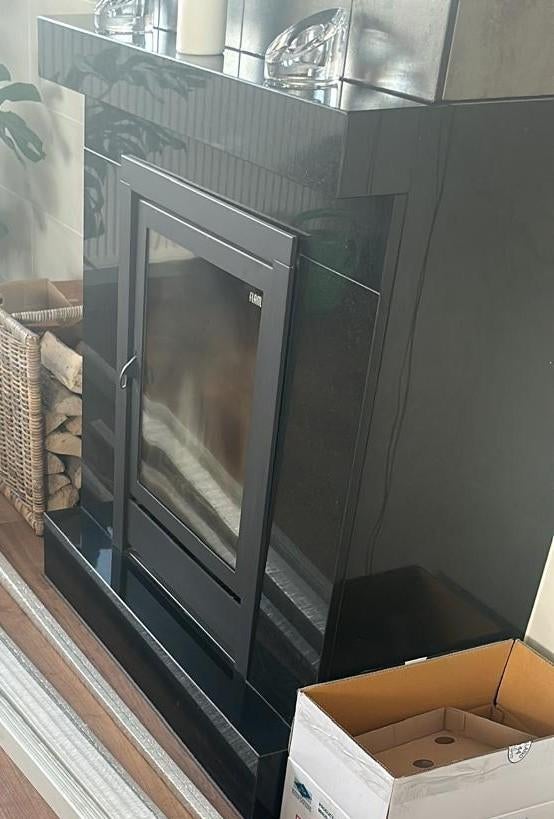 Houtkachel FLAM MT 57/75 inbouwhaard, Ophalen, Gebruikt, Houtkachel, Inbouw