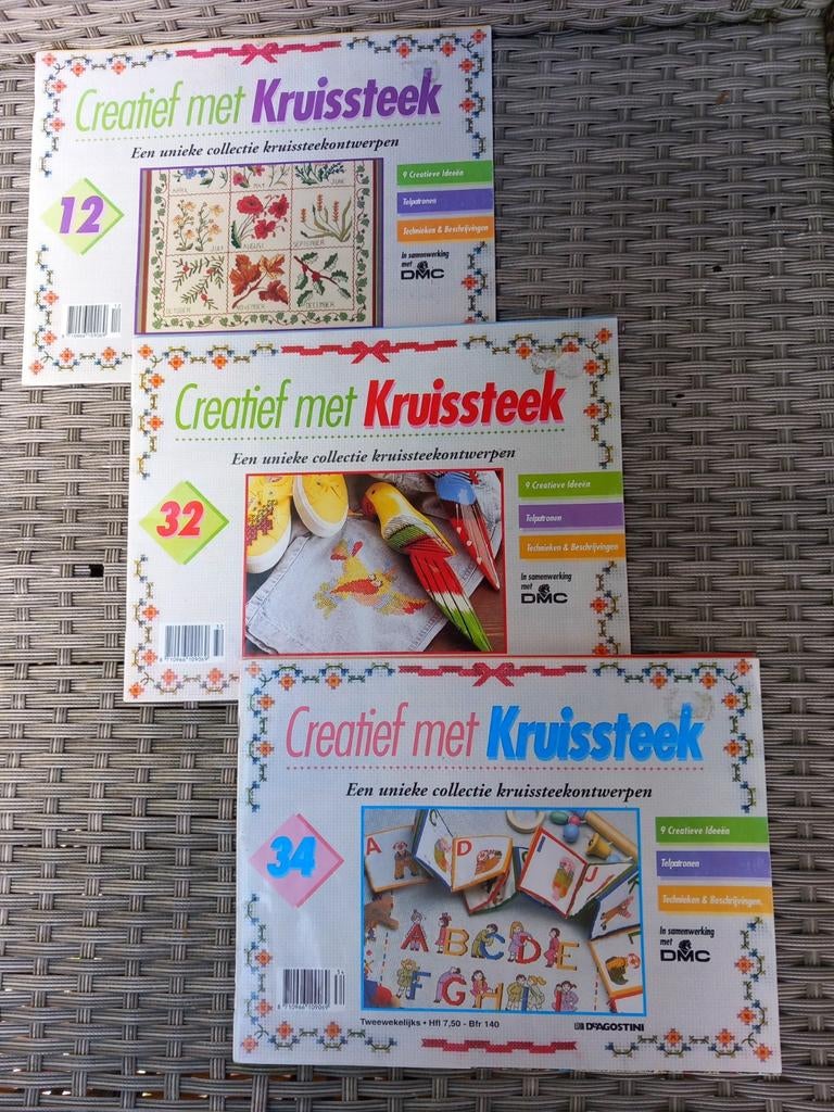 3 modèles créatifs au point de croix au point de croix 1994/, Enlèvement ou Envoi, Comme neuf