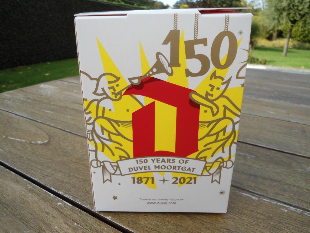 duvel collector glazen nav 150j duvel nieuw in doos, Ophalen of Verzenden, Nieuw, Glas of Glazen, Duvel