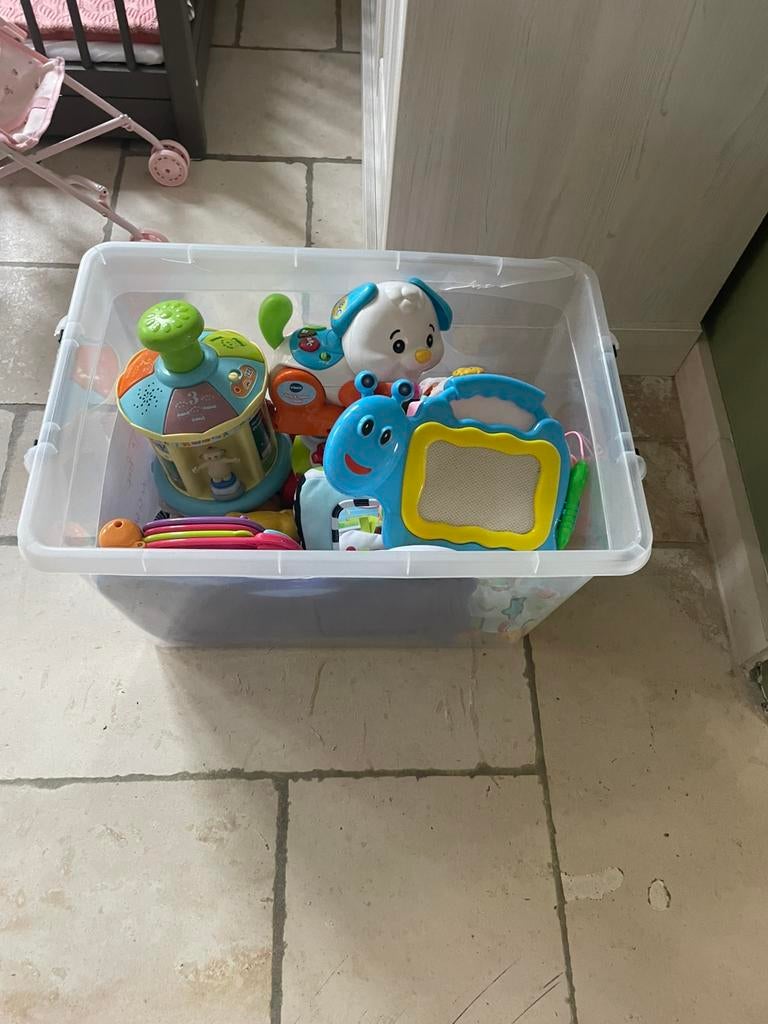 Koffer vol baby speelgoed, Ophalen of Verzenden, Zo goed als nieuw