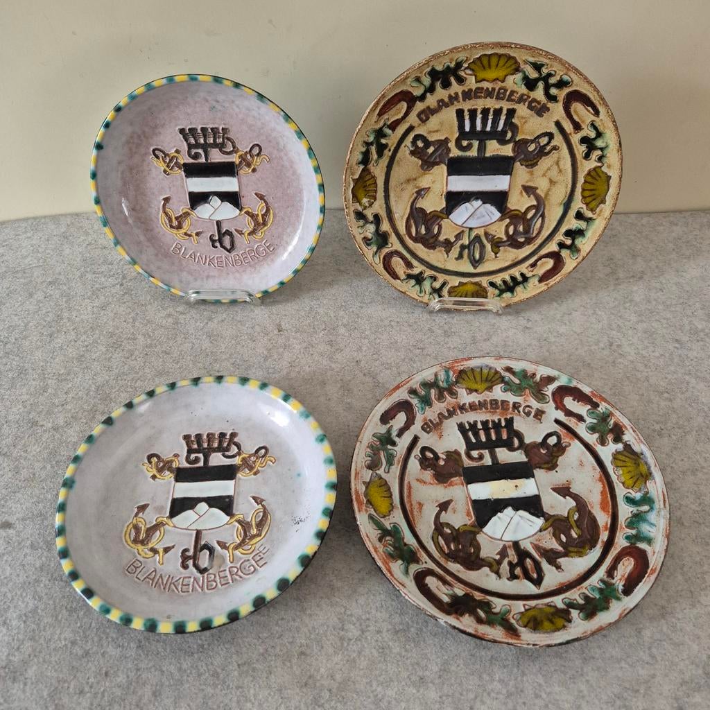 Keramiek, schaaltjes, borden Blankenberge, Antiek en Kunst, Antiek | Keramiek en Aardewerk, Ophalen of Verzenden