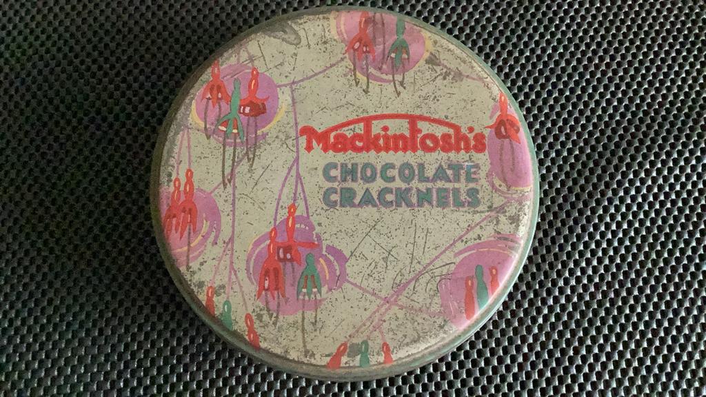 Blikken doos Mackintosh’s chocolate cracknels, Collections, Enlèvement, Utilisé