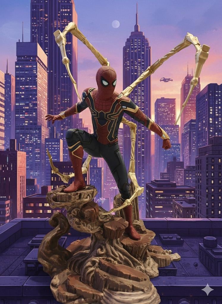 Figurine Iron Spider-Man Marvel, Ophalen of Verzenden, Zo goed als nieuw, Overige typen