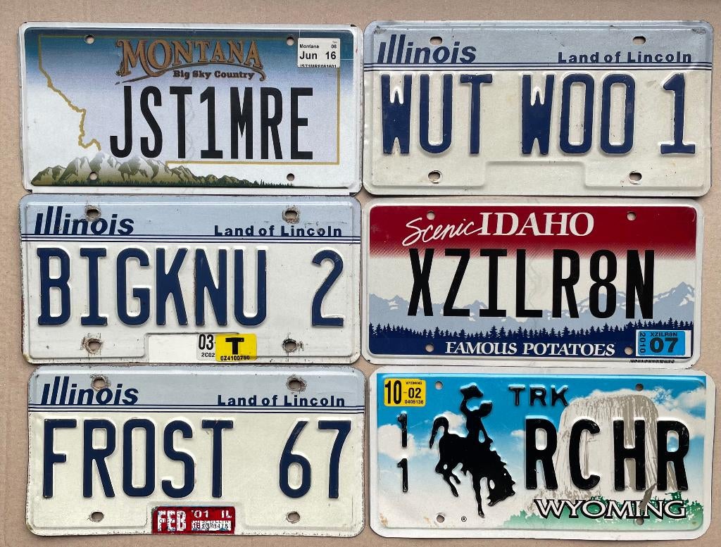 Nummerplaat , plaque d'immatriculation USA special, Verzamelen, Overige Verzamelen, Gebruikt, Ophalen of Verzenden