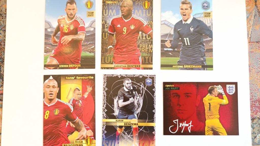 6 panini-football afbeeldingen allemaal samen perfecte staat, Ophalen of Verzenden