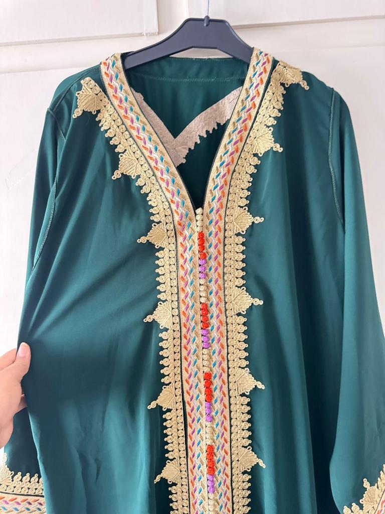 Groene kaftan, Kleding | Dames, Ophalen, Nieuw, Groen, Overige typen