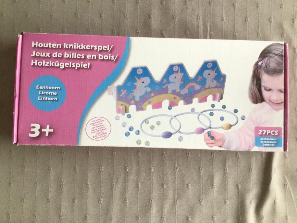 Houten knikkerspel, Ophalen of Verzenden, Gebruikt