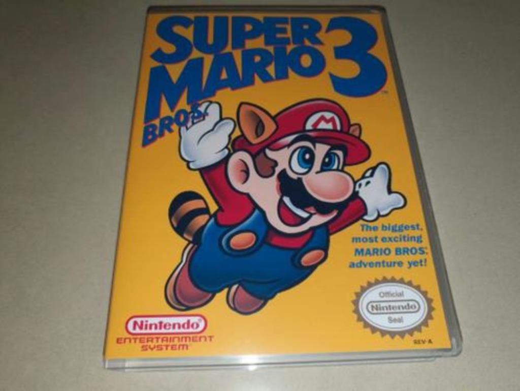 Super Mario Bros. 3 NES Game Case, Envoi, Comme neuf