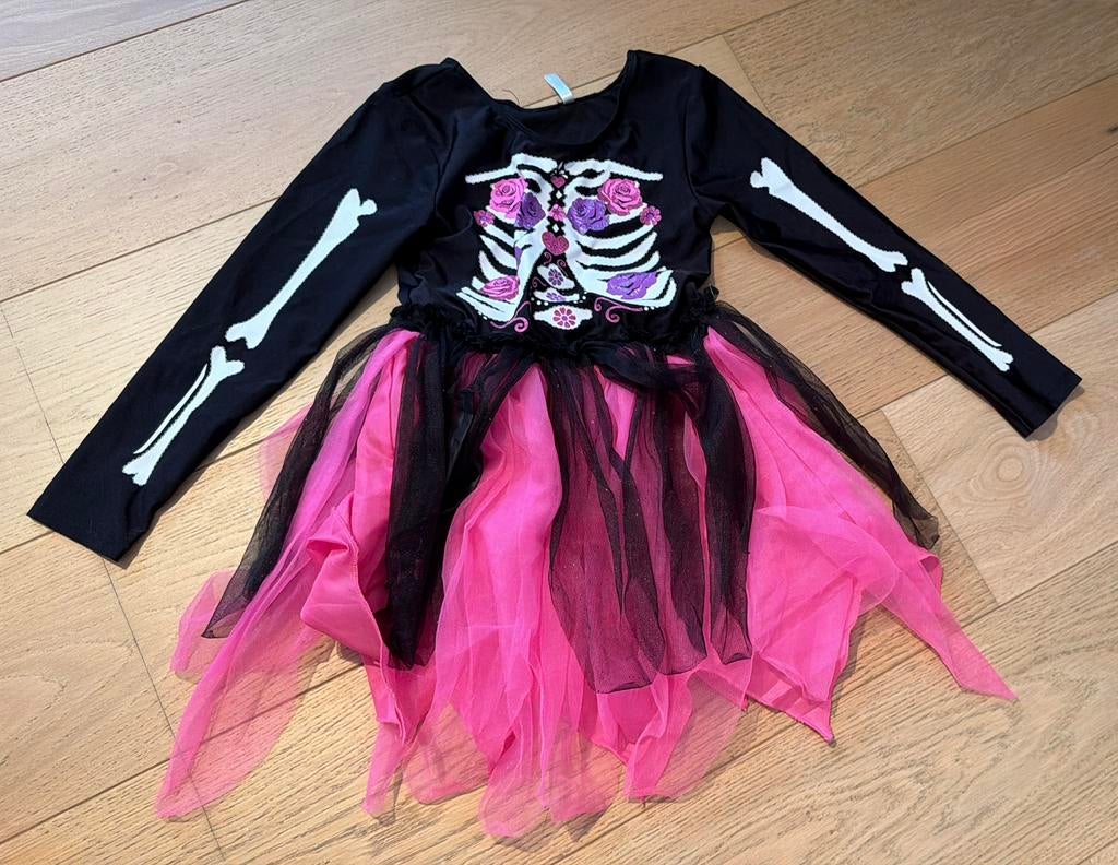 Déguisement squelette fleuri 4-8 ans, Enlèvement, Comme neuf