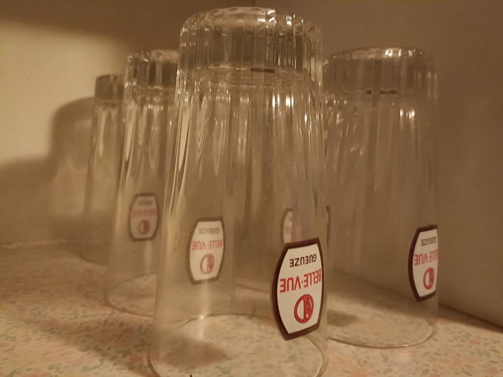 Bierglazen Geuze Belle Vue, Ophalen