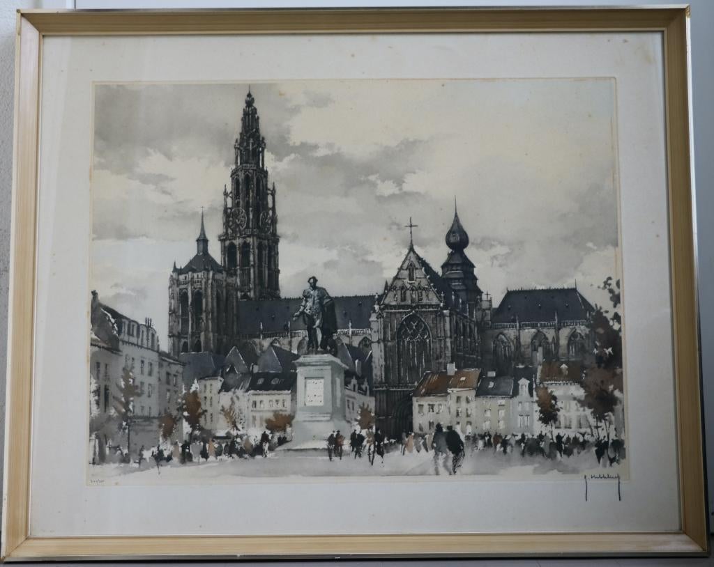 Roger Hebbelinck (1902-2014) - Groenplaats d'Anvers, Enlèvement
