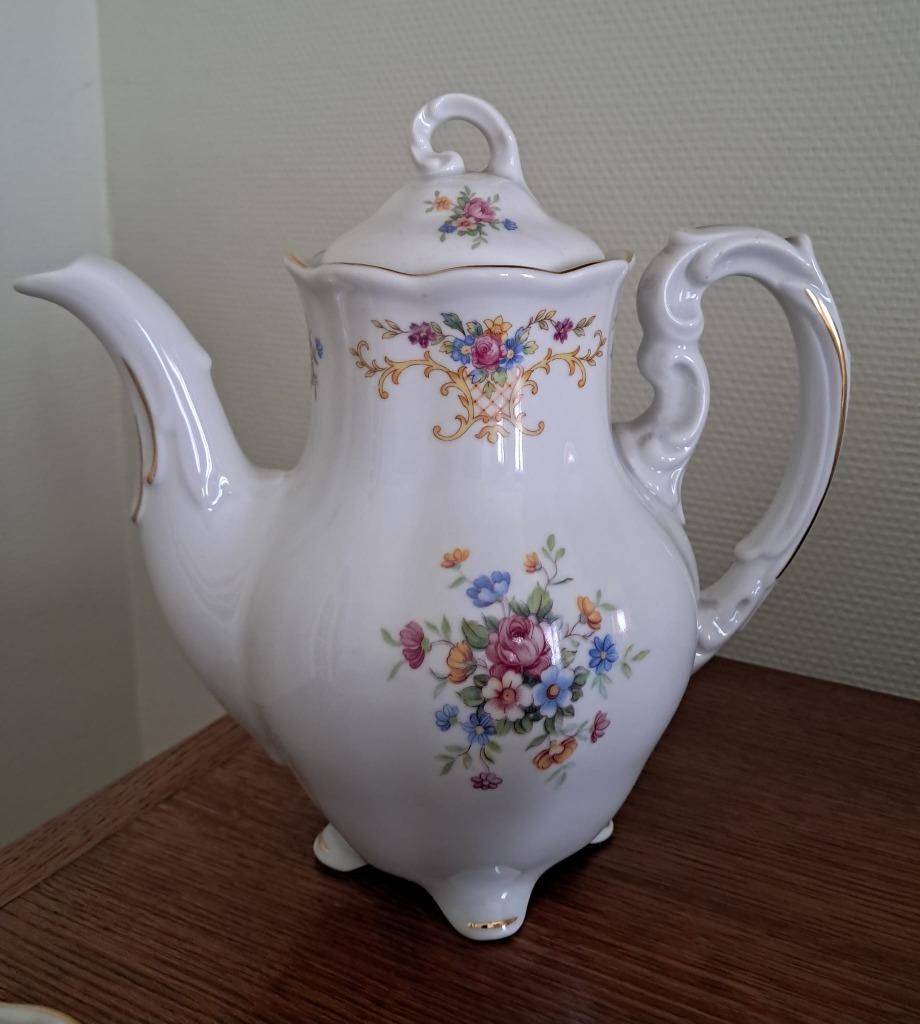 Keramische koffiepot gemaakt in Polen Koeningszelt, Antiek en Kunst, Ophalen