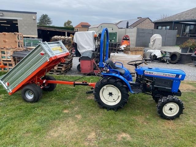 iseki tx1510 als nieuw met hydraulic en kieper met huif, Ophalen