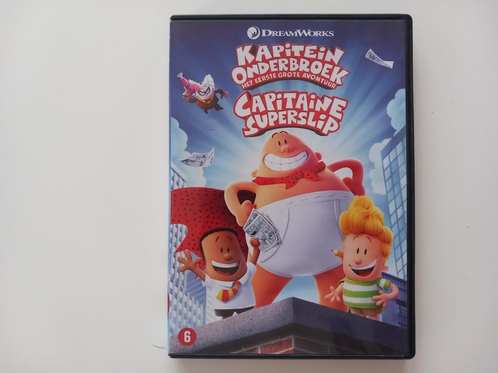 Dvd Kapitein Onderbroek (Animatiefilm) ZELDZAAM, Ophalen of Verzenden, Zo goed als nieuw