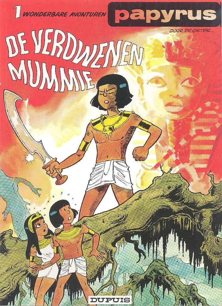 Papyrus nr 1 - De verdwenen mummie., Boeken, Stripverhalen, De Gieter, Eén stripboek, Ophalen of Verzenden, Zo goed als nieuw