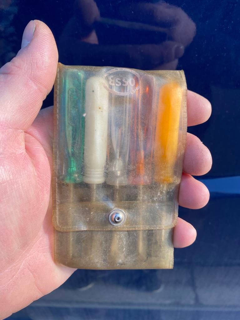 Vintage kit tournevis Esso, Collections, Enlèvement ou Envoi