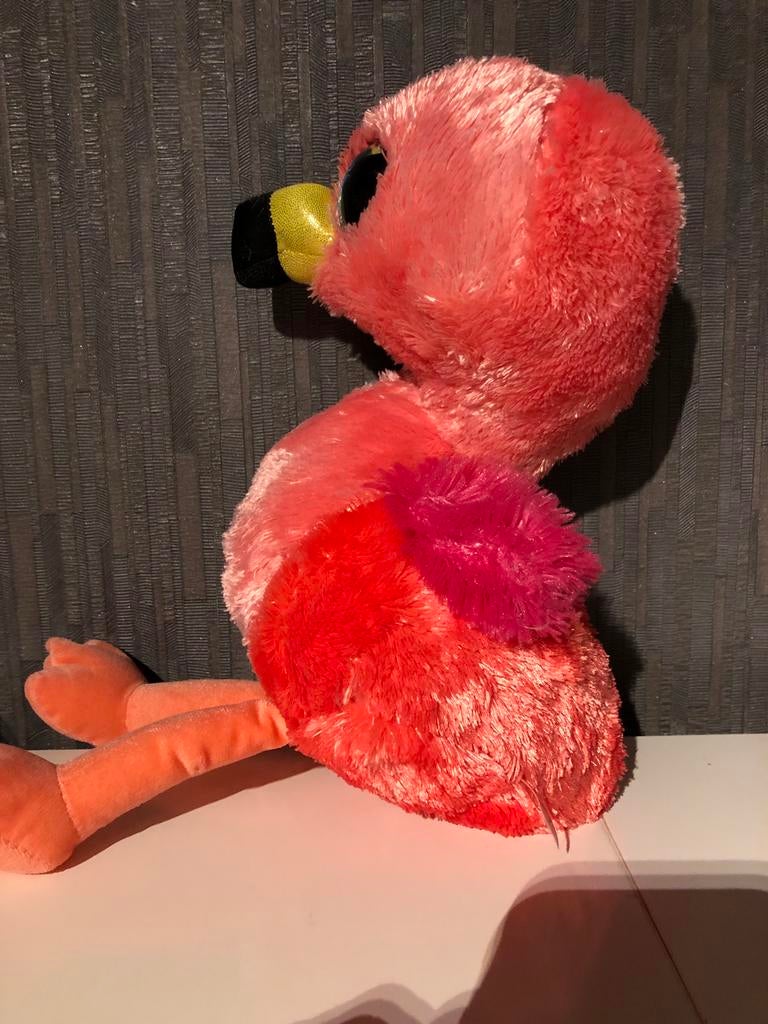 Ty Beanie Boo's flamant rose 23 cm, Enfants & Bébés, Jouets | Peluches, Enlèvement ou Envoi, Comme neuf, Autres types