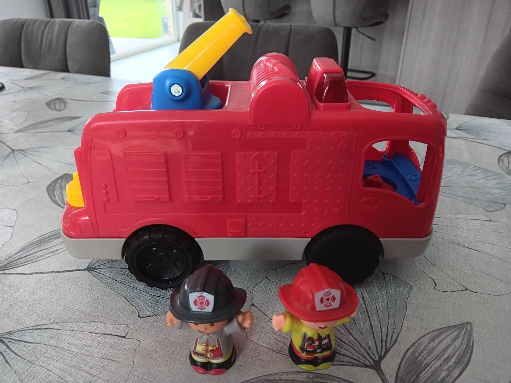 Fisher-Price Little People Anderen Helpen Brandweerwagen, Kinderen en Baby's, Speelgoed | Fisher-Price, Zo goed als nieuw, Duw- of Trekspeelgoed