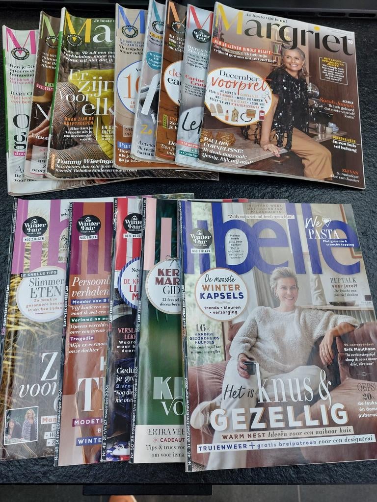 Margriet en libelle tijdschriften, Boeken, Tijdschriften en Kranten, Ophalen of Verzenden