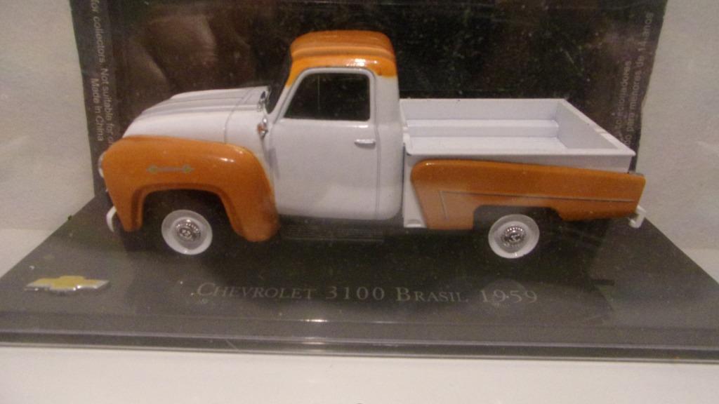 CHEVROLET 3100 "BRASIL" 1959.1/43 EAGLEMOSS NEUF SCELLE, Enlèvement ou Envoi, Neuf, Voiture, Autres marques
