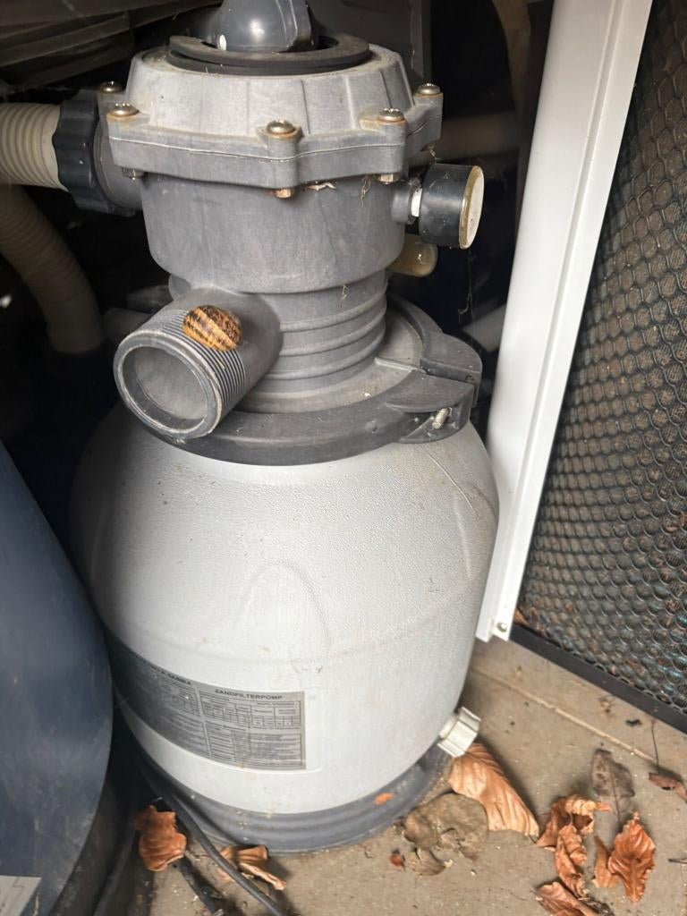 Intex 732 x 366 x 132 cm inclusief zandfilter en  warmtepomp, Tuin en Terras, Zwembaden, Gebruikt, Opzetzwembad, 120 cm of meer