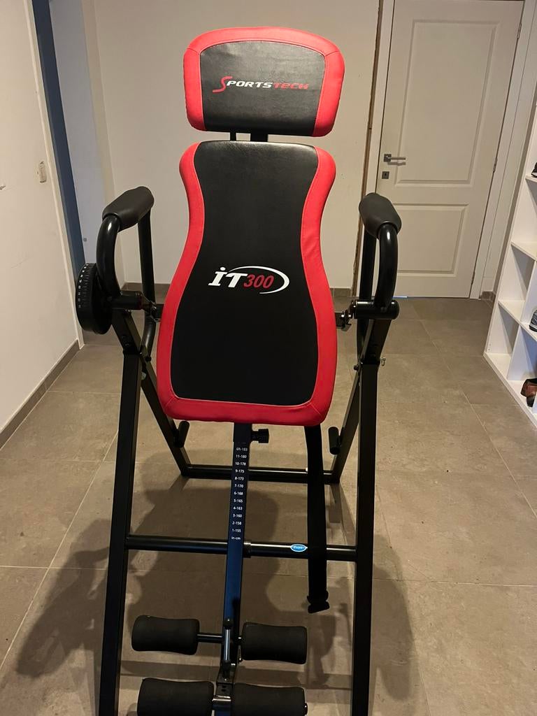 Sportstech IT3000 inversietafel, Sport en Fitness, Ophalen, Zo goed als nieuw, Rug