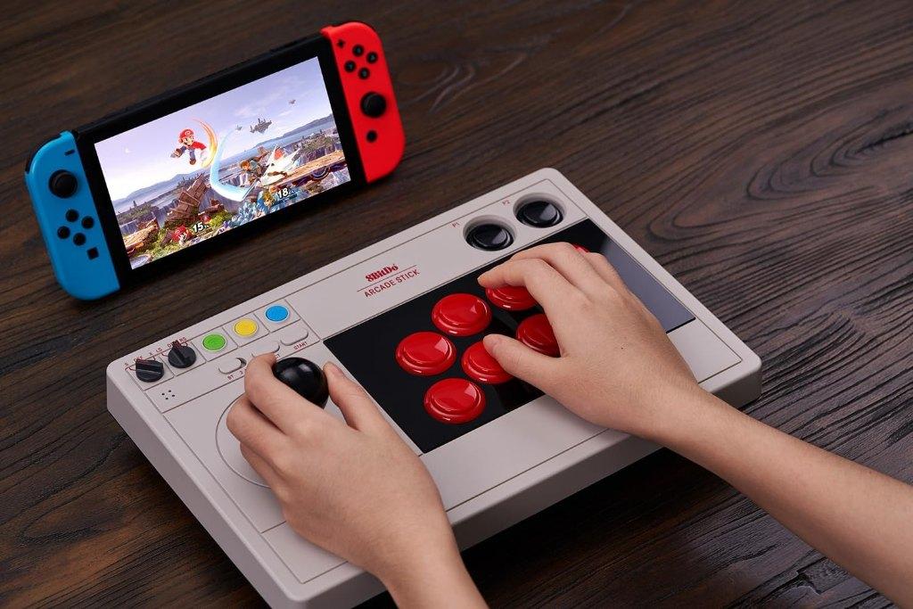 Arcade Stick voor Nintendo Switch en Windows, Games en Spelcomputers, Overige controllers, Nieuw, Ophalen of Verzenden, Draadloos